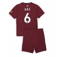 Manchester City Nathan Ake #6 3rd trikot Kinder 2024-25 Kurzarm (+ Kurze Hosen)